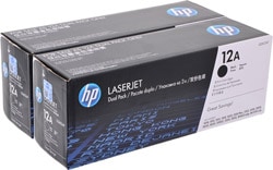 HP 12A Q2612AF Siyah 2'li Toner