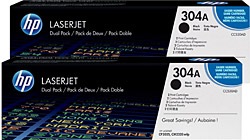 HP 304A CC530AD Siyah 2'li Toner
