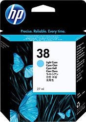 HP 38 C9418A Açık Mavi Kartuş