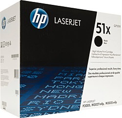 HP 51X Q7551X Siyah Toner