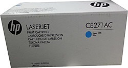 HP 650A CE271AC Mavi Toner