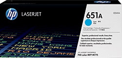 HP 651A CE341A Mavi Toner