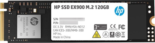 HP 120 GB EX900 2YY42AA M.2 PCI-Express 3.0 SSD