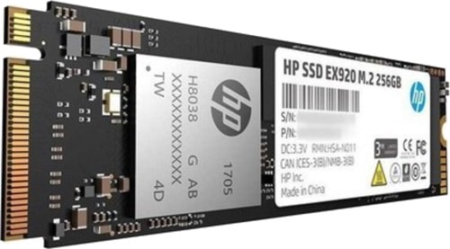 HP 256 GB EX920 2YY45AA M.2 PCI-Express 3.0 SSD