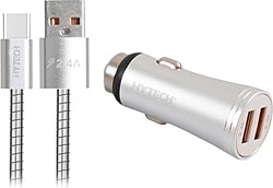 Hytech HY-X64 3.4A Lightning Kablolu 2 USB Hızlı Araç Şarj Cihazı