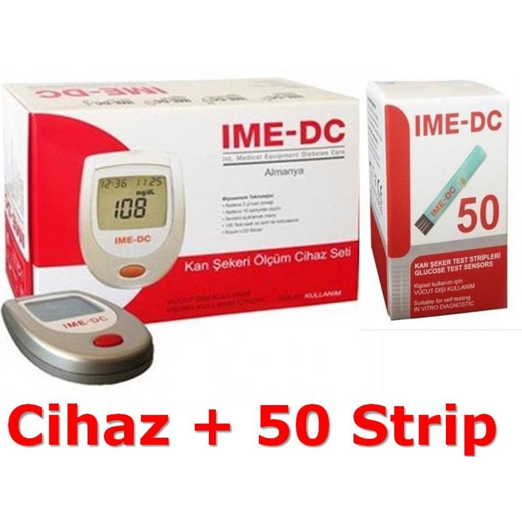 Ime Dc Kan Sekeri Olcum Cihazi 50 Strip Skt 05 2022 100 Lancet Fiyatlari Ozellikleri Ve Yorumlari En Ucuzu Akakce