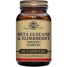 Solgar Beta Glucans Elderberry Immune Complex 60 Kapsul