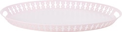 IKEA Romantısk 52x39 cm Çelik Tepsi Pembe