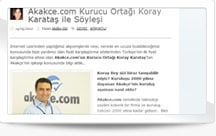 akakce.com Kurucu Ortağı Koray Karataş ile Söyleşi