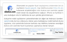 akakce.com'un mobil sayfaları açıldı