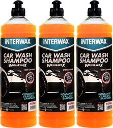İnterwax 1 lt 3 Adet Cilalı Oto Şampuan