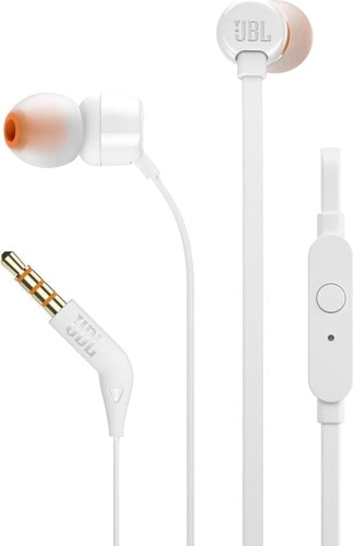 JBL T110 Beyaz Mikrofonlu Kulak İçi Kulaklık