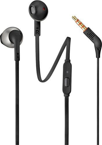 JBL T205 Siyah Mikrofonlu Kulak İçi Kulaklık
