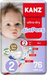 Kanz 2 Numara Mini 76'lı Bebek Bezi