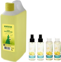Kanzuk 80 Derece 5 lt Limon Kolonyası 4 Adet
