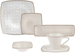Karaca Fine Pearl Contour 26 Parça 6 Kişilik Kahvaltı Takımı
