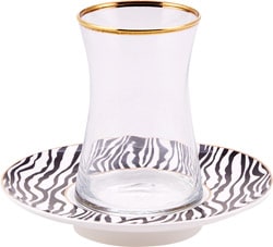 Karaca Zebra 6 Kişilik Çay Seti
