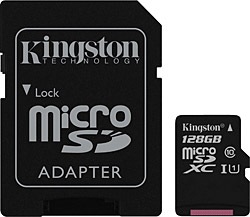 Kingston 128 GB Canvas Select MicroSD SDCS/128 GB Hafıza Kartı