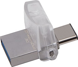 Kingston 64 GB DataTraveler MicroDuo 3C DTDUO3C-64 USB Bellek