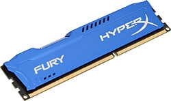 Kingston Hyperx Fury Blue 8 GB 1600 MHz DDR3 CL10 HX316C10F/8 Ram