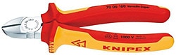 Knipex 70 06 180 1000 V Yalıtımlı Yan Keski