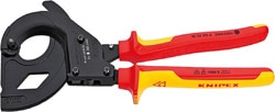 Knipex 95 36 315A Cırcır Mekanizmalı VDE Kablo Makası