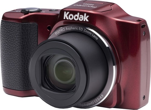 Kodak Pixpro FZ201 Friendly Zoom Kırmızı Dijital Fotoğraf Makinesi