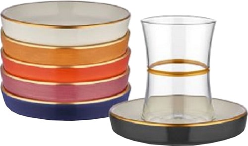 yerleşme Söyle beğenme  Koleksiyon Tiryaki Zincir Altın Karma 6'lı 12 Parça Çay Bardağı Takımı  Fiyatları, Özellikleri ve Yorumları | En Ucuzu Akakçe