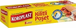 Koroplast Küçük Boy Kilitli Buzdolabı Poşeti 12'li