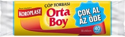 Koroplast Orta Boy Çöp Poşeti 40'lı