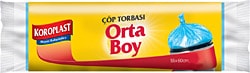 Koroplast Orta Boy Çöp Poşeti 15'li