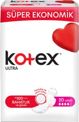 Kotex Ultra Uzun Hijyenik Ped 20'li