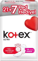 Kotex Ultra Uzun Hijyenik Ped 28'li