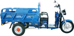 Kral KR13-L-X Truva 8000 Kasalı Üç Tekerlekli Elektrikli Mavi Scooter