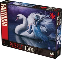 KS Games White Swan 1500 Parça Puzzle