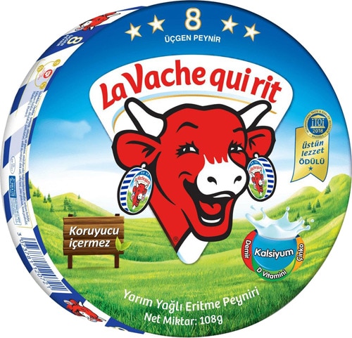 La Vache Qui Rit 8 Porsiyon 108 Gr Ucgen Peynir Fiyatlari Ozellikleri Ve Yorumlari En Ucuzu Akakce