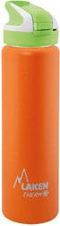 Laken Summit Turuncu 750 ml Paslanmaz Çelik Termos
