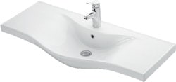 Lapino Basic 65 cm Konsollu Beyaz Lavabo