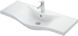 Lapino Basic 80 cm Konsollu Beyaz Lavabo