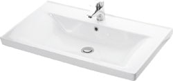 Lapino Sava 55 cm Konsollu Beyaz Lavabo