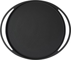 Lava Yuvarlak Çift Kulplu 28 cm Demir Döküm Krep Tavası