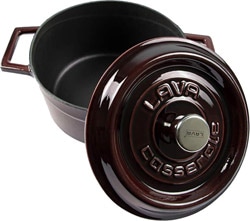 Lava Premium Yuvarlak Majolik 24 cm Döküm Tencere