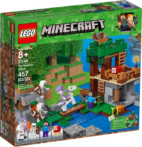 Lego Minecraft 21146 Iskelet Saldirisi Fiyatlari Ozellikleri Ve