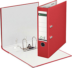 Leitz 1010 Kırmızı Plastik Geniş Klasör