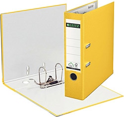 Leitz 1010 Sarı Plastik Geniş Klasör