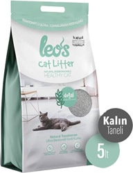 Leo 's Cat Litter Doğal Bentonit Kalın Taneli 5 lt Kedi Kumu