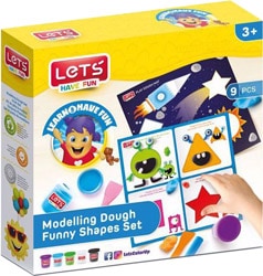 Lets Eğlenceli Şekiller Oyun Hamuru Matı L9010