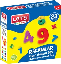 Lets Rakamlar 23 Parça Oyun Hamuru Seti L9102
