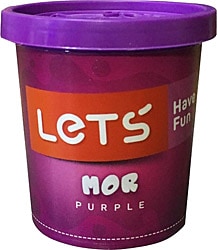 Lets Tek Renk Mor 150 gr Oyun Hamuru