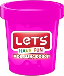 Lets Tek Renk Neon Pembe 150 gr Oyun Hamuru